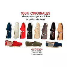 Alpargatas Toms 100% Originales Zapatillas 9 Modelos 35 A 44