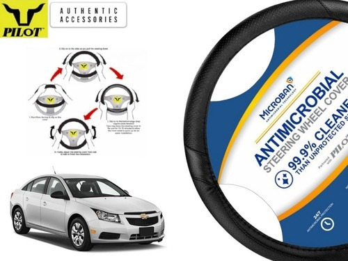 Funda Cubrevolante Negro Antimicrobial Chevrolet Cruze 2012 Foto 2