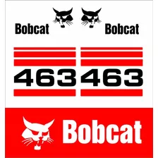  Kit Adesivos Mini Carregadeira Bobcat 463 + Etiquetas