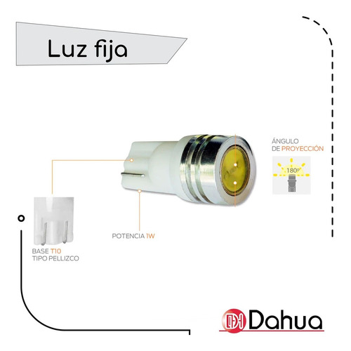 Foco Pellizco T10 Led Luces Stop Faro Universal Reversa Par Foto 10