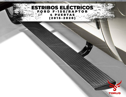 Estribos Elctrico Ford F150 Doble Cabina Raptor 2015-2017 Foto 5