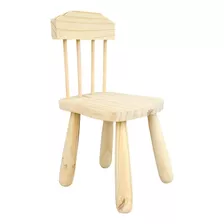 Sila Infantil Modelo Hindú Madera De Pino Macizo