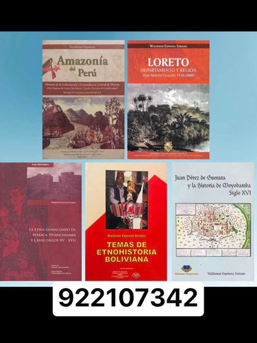 Libros Waldemar Espinoza Soriano