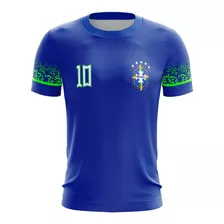 Camisa Camiseta M/c Seleção Brasil Hexa Copa 2022 Ref 08