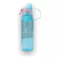 Botella Para Agua Con Spray Pulverizador 600ml Portatil Gym