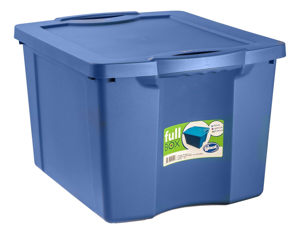 Caja Organizadora Plástica Reforzada Fullbox 120 Lt Wenco