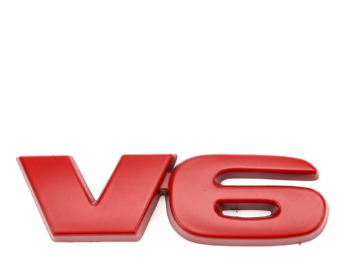 Pegatinas De Metal Para Coches V6 Motor Logo Foto 3