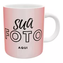 Caneca De Porcelana Personalizada Com Foto/nome/data/frase