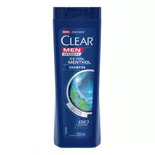 Shampoo Anticaspa Ice Cool Menthol 200ml Clear Men