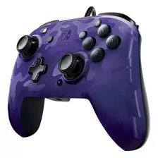 Control Para Nintendo Switch Faceoff Deluxe Purple. Color Violeta