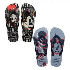 Chinelo Havaianas Top Disney Mickey Minnie Infantil 