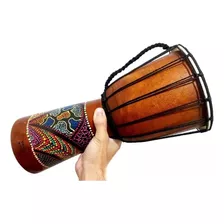 Djembe Percussão Colorido - 50cm