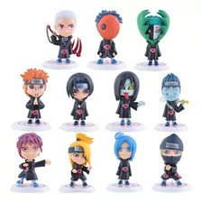 Bonecos Naruto Itachi Kakuzu Gaara Miniaturas Sasori Kisame