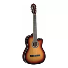 Violão Elétrico Clássico Nylon Memphis Ac60 Sunburst