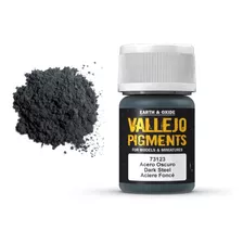 Vallejo Pigmento Acero Oscuro 73123 Polvo La Plata