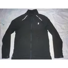 L Campera Rompeviento Fila Sport Talle M Negra Art 63367