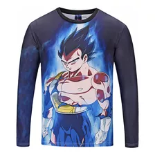 Dragon Ball Begita Muscle Long Sleeve Stereo T Shirt