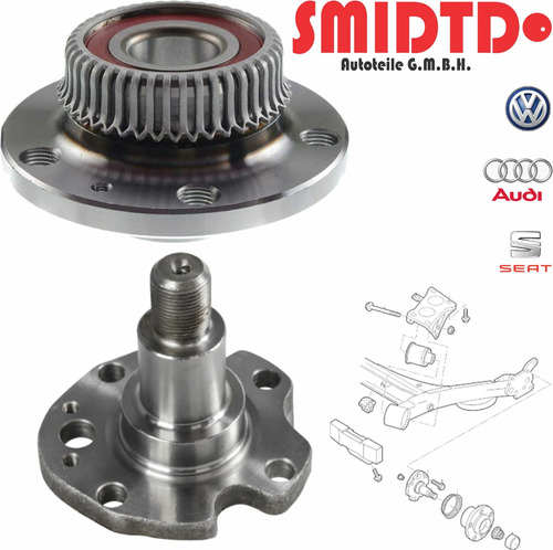 Mazas Y Balero Delant Trase Abs Vw Jetta Mk4 1.8 Turbo 99-07 Foto 4