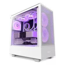 Caja Atx Nzxt H5 Flow Rgb (blanco)