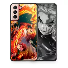 Funda Galaxy S21 S20 S10 S9 Tanjiro Rengoku Kimetsu No Yaiba