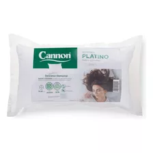 Almohada Cannon Vellón Platino 70x40 Antialérgica Color Blanco