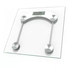 Balança Digital 180kg Corporal Glass Transparente Banheiro 3v