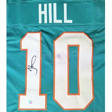 Jersey Autografiado Tyreek Hill Miami Dolphins Delfines Cstm