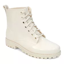 Bota Coturno Jess Colcci - Off White 