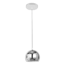 Lampara Colgante Persa Moderno Bocha 9cm Cromo Luz Led gu10 gioluce 2893-1