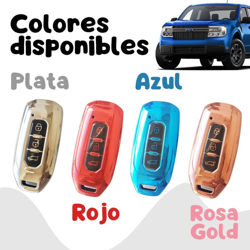 Funda Tpu Carcasa Protectora Llave Control Compatible Ford F Foto 7