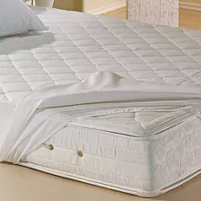 Protetor Colchão Queen+2 Protetores Travesseiro Impermeável 