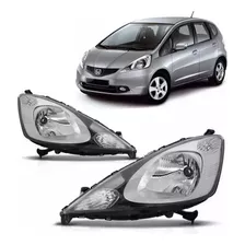 Par Farol Dianteiro Honda New Fit Lx 2009 2010 2011 2012 