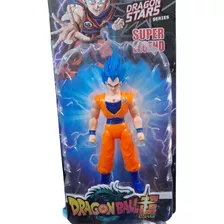 Muñeco Personaje Dragón Ball /vegeta Ssj Blue/ 16cm /niños.