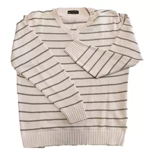 Sweater Zara Hombre Importado Talle L 100% Algodón 