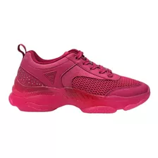 Tenis Guess Rosa Original Mujer