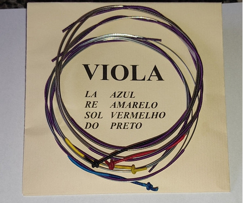 Viola - Jogo De Cordas Mauro Calixto Original 