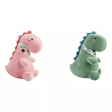 Peluche Dinosaurio 27 Cms Suave Bebé Niñas/os Apego Infantil