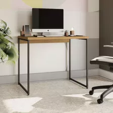 Mesa Para Escritório Diretor Estilo Industrial 91cm Freijo