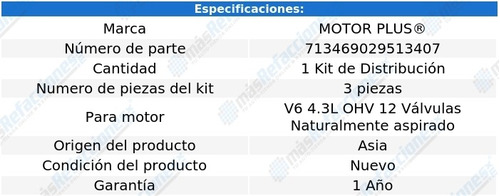 Kit Distribucin Astro V6 4.3l 12v 1994-2005 Motor Plus Foto 2