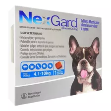 Nexgard 4-10kg Pastilla / Tableta Contra Pulgas Y Garrapatas