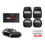 Tapetes 4 Piezas Charola 3d Logo Audi A8 2018 A 2023