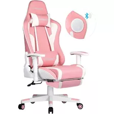 Silla Escritorio Gaming Ergonómica Rosada Oferta