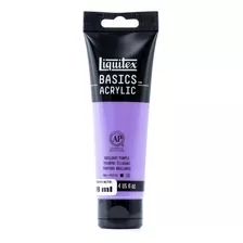 Pintura Acrílico Liquitex Basics 118ml Color Púrpura Brillante