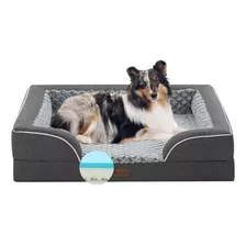 Cama Ortopédica Grande Para Perros Con Espuma Viscoelástica