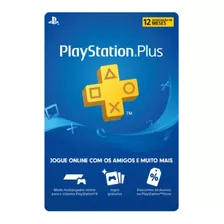 Gift Card Digital Sony Playstation Plus Assinatura 1 Ano