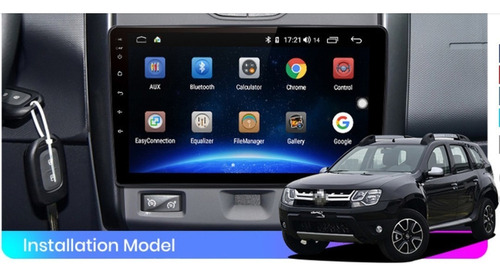 Radio Renault Duster 2017-21 2+32g Ips Carplay Android Auto Foto 4