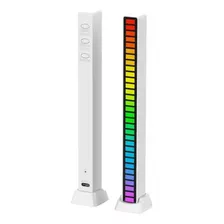 Barra De Led Rítmica Sensor Música Controle Som Rgb Usb