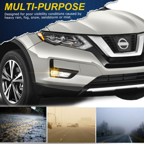 Fit For 2017-2019 Nissan Rogue S/sl/sv Bumper Fog Light  Oad Foto 3