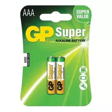 Pilha Alcalina Aaa Super Palito 1.5v C/ 2un Gp Batteries