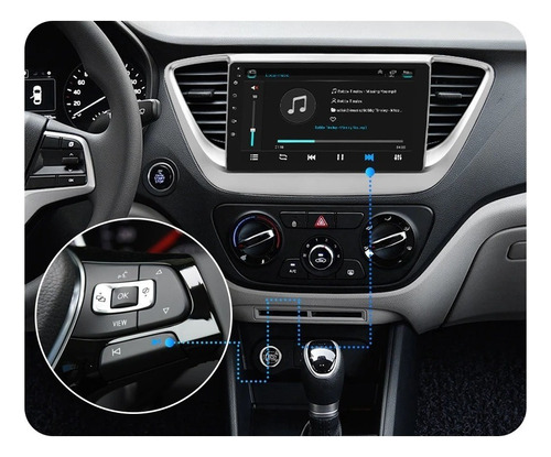 Android Hyundai Accent 2018-2022 Gps Radio Touch Carplay Hd Foto 6